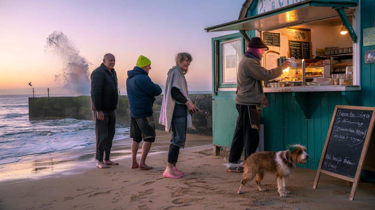The seaside café where locals start every morning barefoot – and never look back